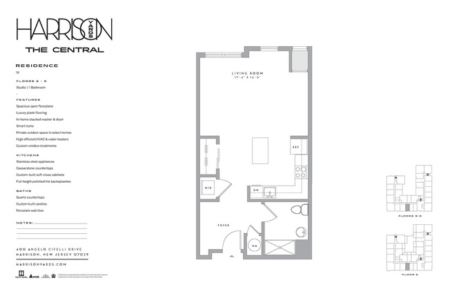 Studio, 1 bath, 555 sqft, $2,535