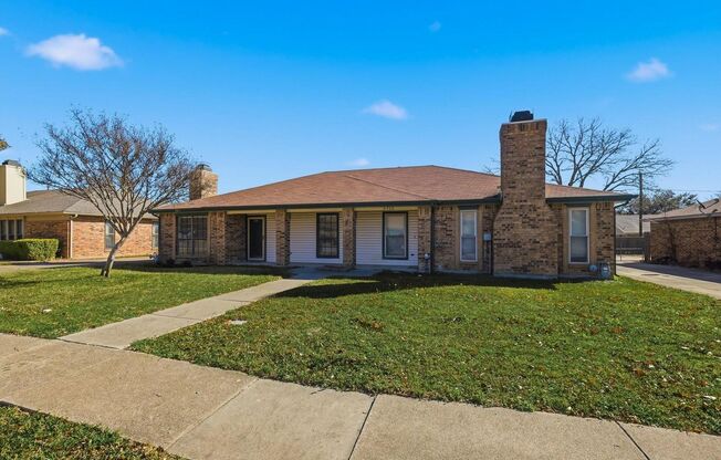 Half of Duplex Ready for New Tenants- 2 Bed, 2 Bath- North Richland Hills- Birdville ISD- 76180