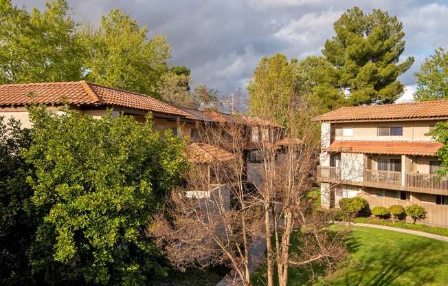Property View With Mature Tree at Wilbur Oaks Apartments, Thousand Oaks