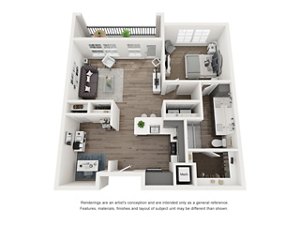 1 bed, 1 bath, 880 sqft, $1,984