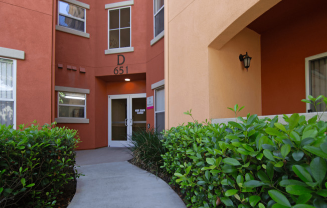 A building with the number 651 on it.