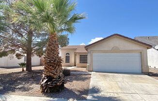 ADORABLE 3 BEDROOM 2 BATHROOM SINGLE STORY HOME LOCATED IN A GATED COMMUNITY IN NORTH LAS VEGAS,