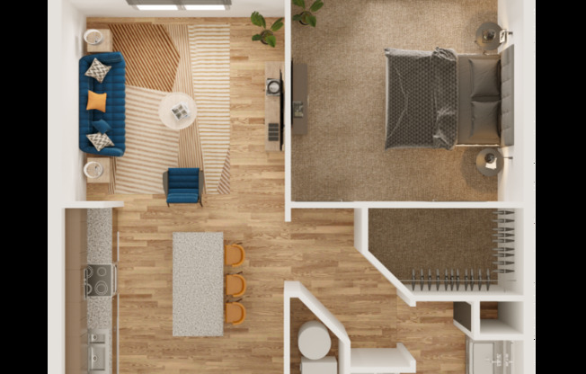 1 bed, 1 bath, 665 sqft, $1,325