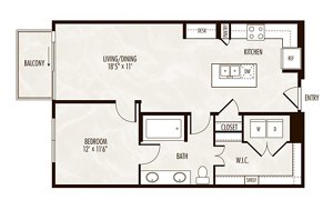 1 bed, 1 bath, 890 sqft, $2,625