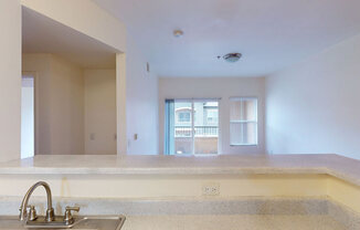 Citifront Kitchen Overlooking Living Room