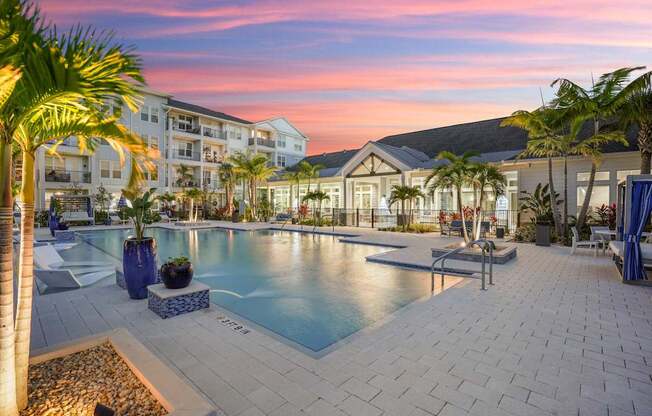Twilight Pool at Mason Stuart, Stuart, Florida