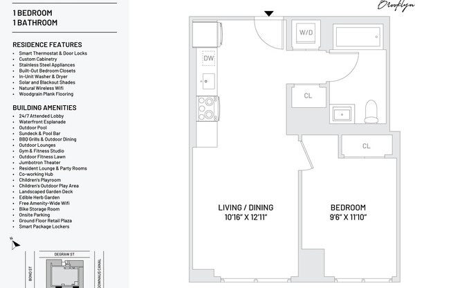 1 bed, 1 bath, $4,165, Unit 314