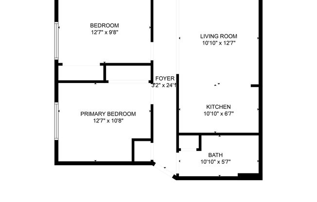 2 beds, 1 bath, 700 sqft, $949, Unit 1259 - 3