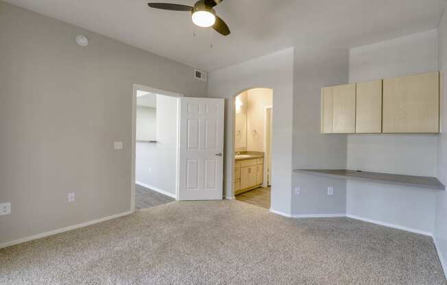 Carpeted Living Area at Sweetwater At Metro North, Phoenix, AZ, 85029