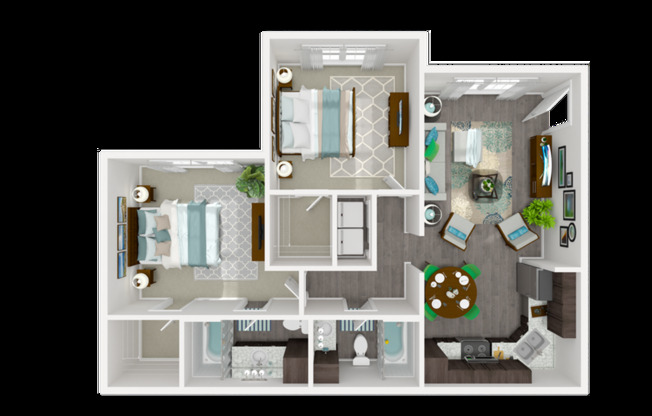 2 beds, 1 bath, 912 sqft, $1,350, Unit 1-108