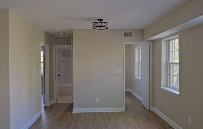 Beautiful corner unit in a secure, all-brick, pet-friendly building