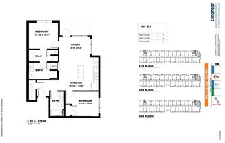 2 beds, 2 baths, 874 sqft, $1,525, Unit 302