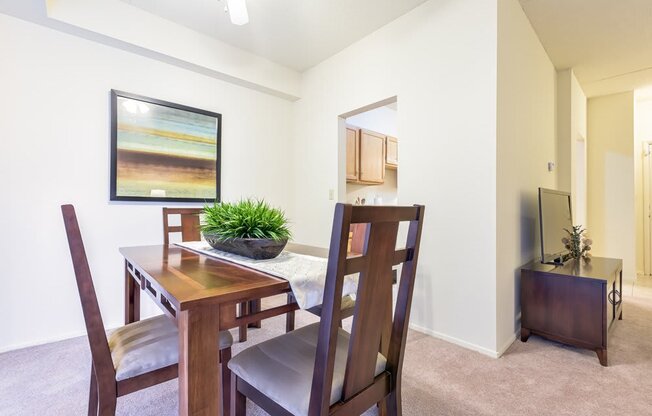 Apartments with dining area