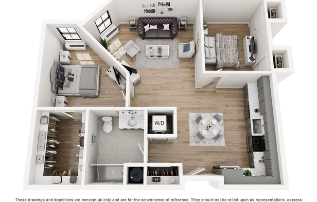 2 beds, 1 bath, 958 sqft, $2,550, Unit 461B