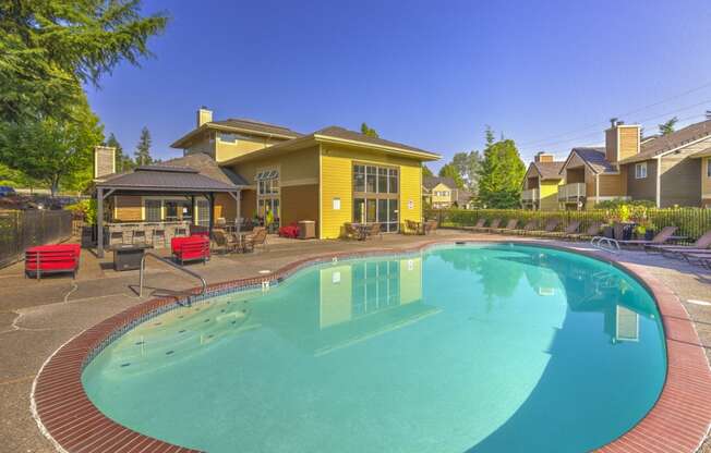 Outdoor Swimming Pool at MonteVista, Beaverton, Oregon