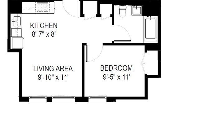 1 bed, 1 bath, $3,600, Unit 954