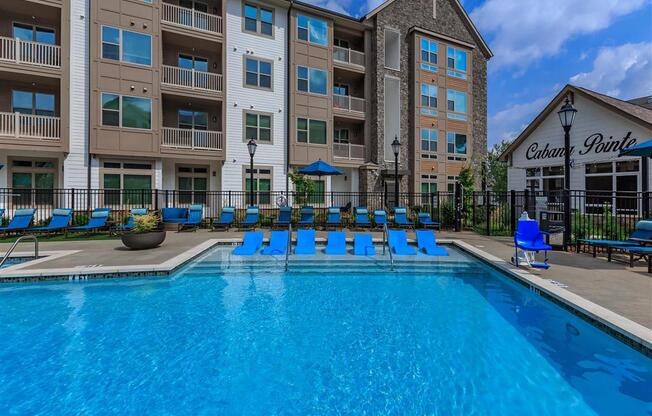 Invigorating Berewick Pointe Swimming Pool at Charlotte, North Carolina Apartment Rentals