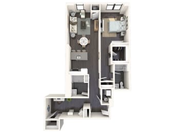 1 bed, 1 bath, 1,140 sqft, $3,725