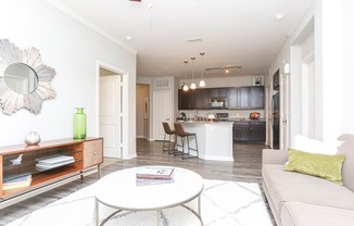 Living Room With Kitchen at Hurstbourne Estates, Louisville, 40223