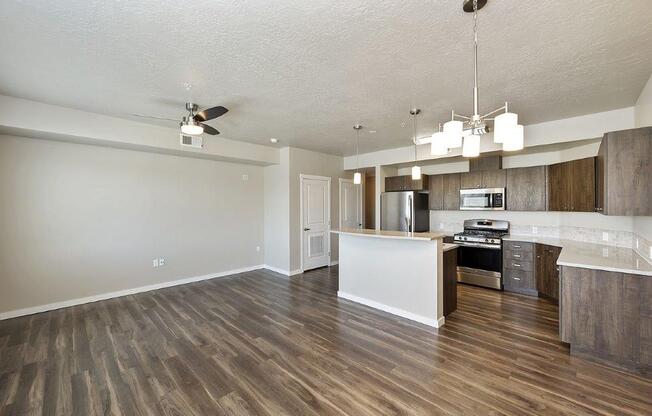 The Lakes at Eagle Living Room and Kitchen