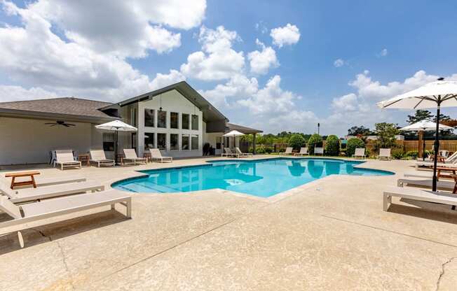 Pool and House