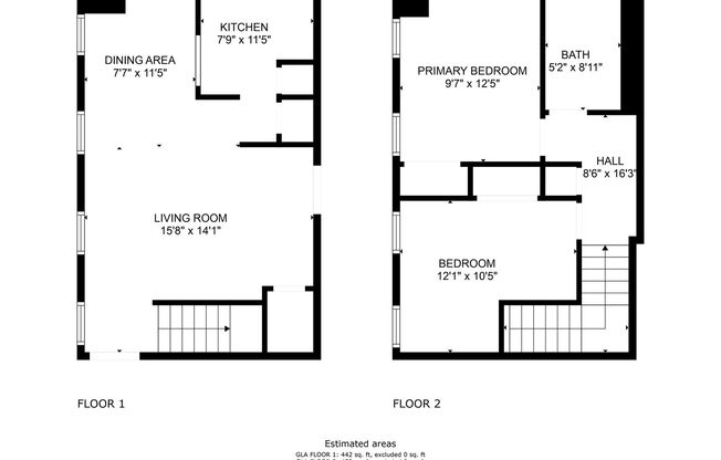 2 beds, 1 bath, 892 sqft, $1,615, Unit Unit 8