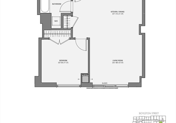 1 bed, 1 bath, 664 sqft, $3,750, Unit 428
