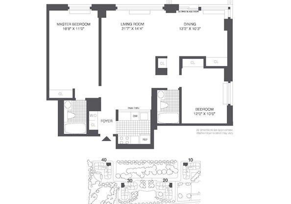 3 beds, 2 baths, 1,100 sqft, $5,800, Unit 30007H