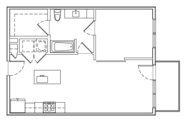 1 bed, 1 bath, 685 sqft, $1,348