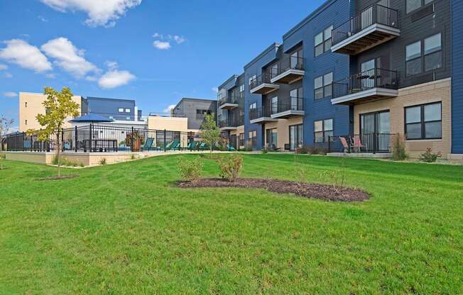 Outside The Lafayette Apartment Homes, Dean Weidner Investments Apartments for rent Fitchburg, WI