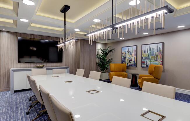 a large room