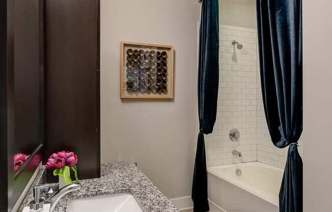 Spa Inspired Bathroom at Berkshire Dilworth, Charlotte, NC, 28204