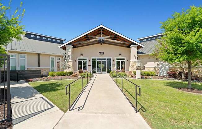 The front of a building with a sign that reads "1801" is shown.