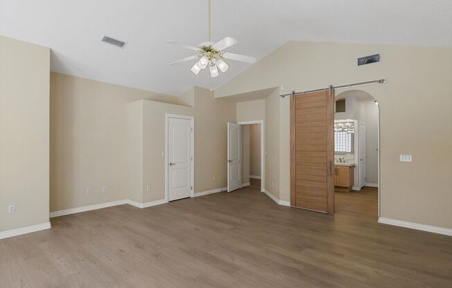Gated Desert Shores Home with In ground pool and spa/Downstairs Master