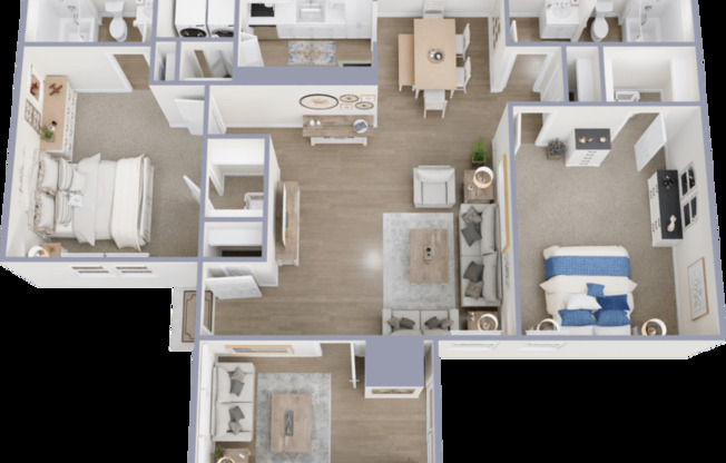 2 beds, 2 baths, 1,174 sqft, $1,575