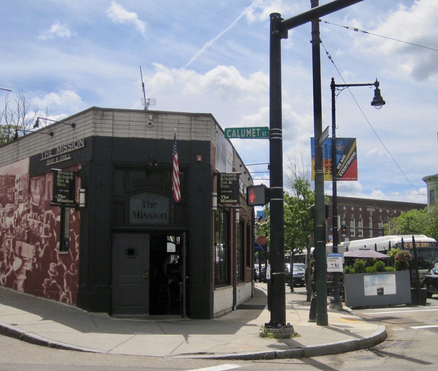 The Mission Bar and Grill on Huntington Ave