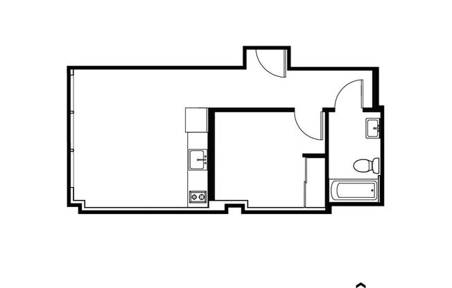1 bed, 1 bath, 550 sqft, $1,286, Unit 618
