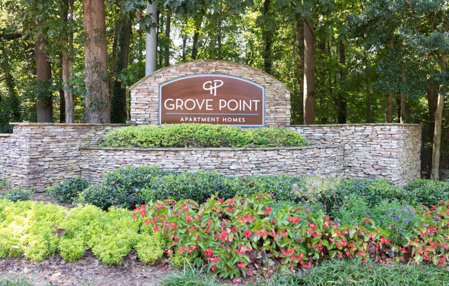 Entrance Sign at Grove Point, Norcross, GA