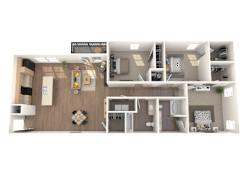 3 beds, 2 baths, 1,192 sqft, $2,037