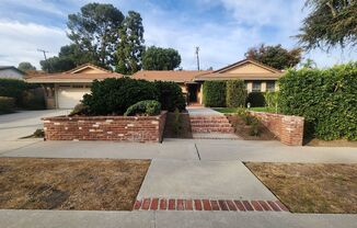 Partially Furnished Fullerton 3 Bedroom Home