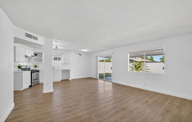 SINGLE STORY - NO HOA - 3 BEDS, 2 BATHS, 1 CAR GARAGE.