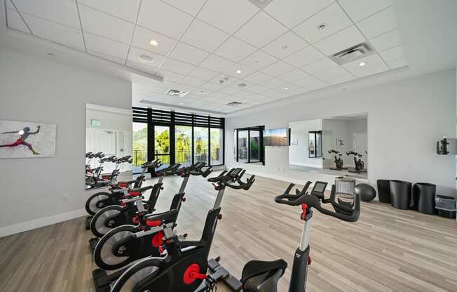 Spin and yoga studio