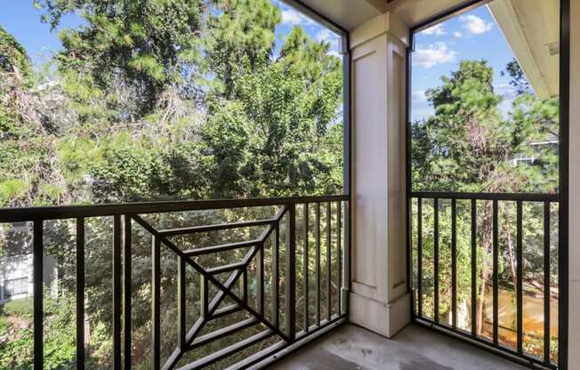 Nice private balcony at The Amalfi Clearwater Apartments