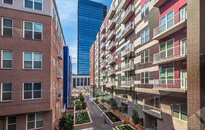 Building exterior at The Whit Apartments, Indianapolis, IN