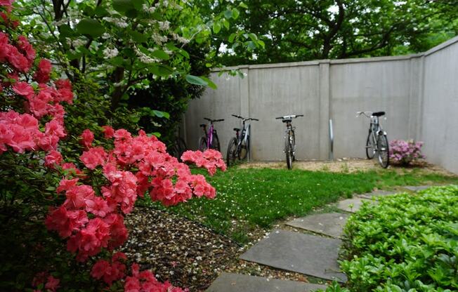 Scott Street Apartments bike storage and Communal Space