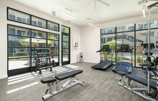 Fitness Center at Streamliner 16th Apartments in Phoenix