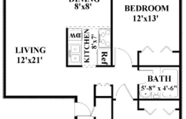 2 beds, 1 bath, 976 sqft, $1,775
