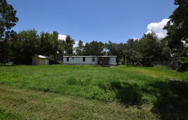 2 Bedroom 1 Bath Mobile Home For rent at 5101 N. Kaliga Drive St. Cloud FL 34771.