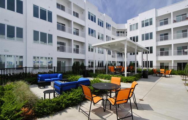 a patio or other outdoor area at homewood suites by hilton houston stafford