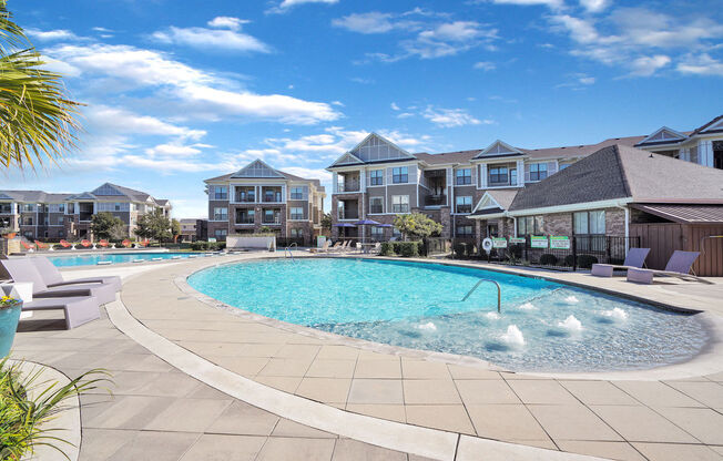 swimming pool with sundeck